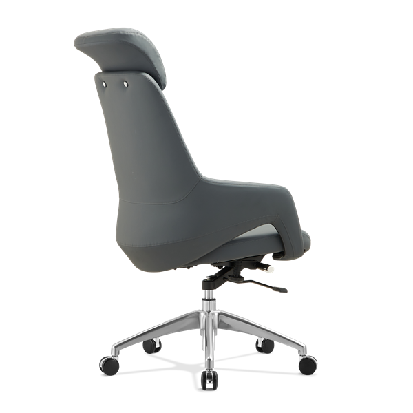 Silla cómoda de poliuretano con respaldo alto | Silla de oficina ejecutiva ergonómica para el hogar