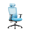 Luxuriöser Stuhl mit hoher Rückenlehne | Ergonomischer Netzstuhl mit Lordosenstütze für Bürolieferanten (YF-A613)
