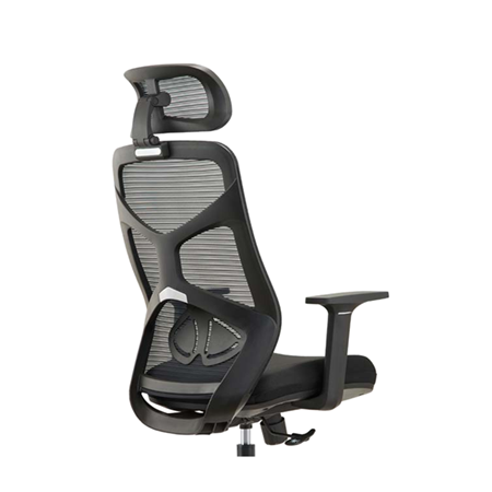 Chaise de soutien lombaire pivotante | Chaise ergonomique en maille avec accoudoir pour fournisseur de bureau