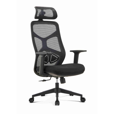 Chaise pivotante | chaise ergonomique en maille avec accoudoir pour fournisseur de bureau