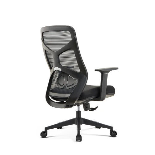 Mesh Task Chair | Mid-Back Swivel Chair With Arms For Office Supplier in China(YF-B666)