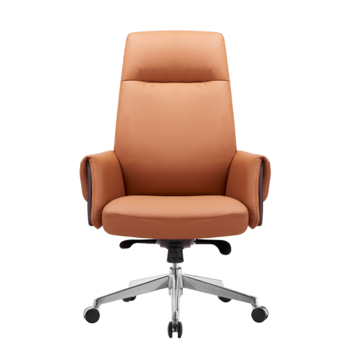 Bürostuhl aus Leder mit hoher Rückenlehne | Sitz- und Rückenkissen für den Lieferanten von Chefsesseln