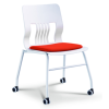 Training Room Chairs | Modern Office Stacking Chair With Cushion And Castors Supplier (LY-BM2-B)