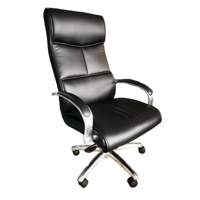 High Back Leather Executive Chair with Armrests for Offices - Ideal for Wholesalers