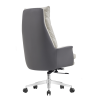 Ergonomischer Lederstuhl im Großhandel | Drehbarer Bürostuhl mit Chromfuß