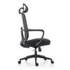 Wholesale Black Mesh Executive Chair | Ergonomic Swivel Chair with Armrests for Office Solutions | OEM & ODM Available