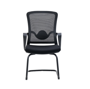 Wholesale Black Conference Office Chair With Fixed Armrest | OEM/ODM Solutions for Distributors
