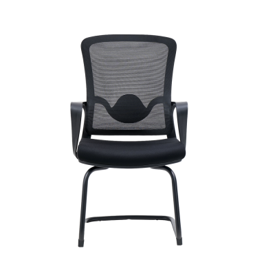 Wholesale Black Conference Office Chair With Fixed Armrest | OEM/ODM Solutions for Distributors