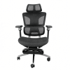 Adjustable Height Ergonomic Executive Office Chair with Aluminum Base & Footrest - Perfect for Wholesale, OEM & ODM