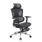 Adjustable Height Ergonomic Executive Office Chair with Aluminum Base & Footrest - Perfect for Wholesale, OEM & ODM