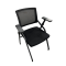 Black Foldable Training Office Chair with Plastic Seat Shell - Ideal for Corporate Training Rooms | Wholesale OEM/ODM Options