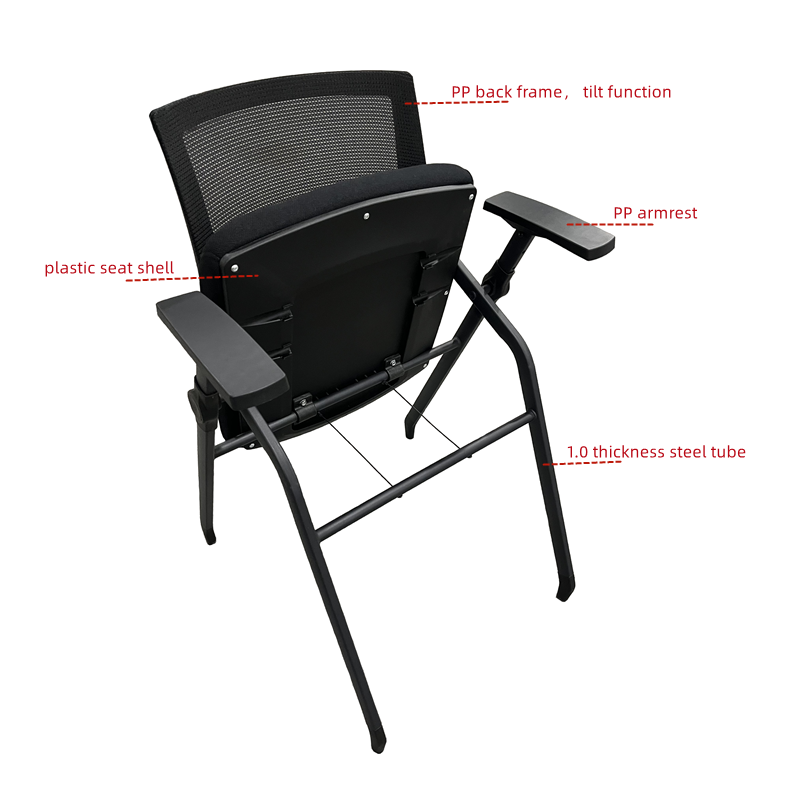 plastic training office chair