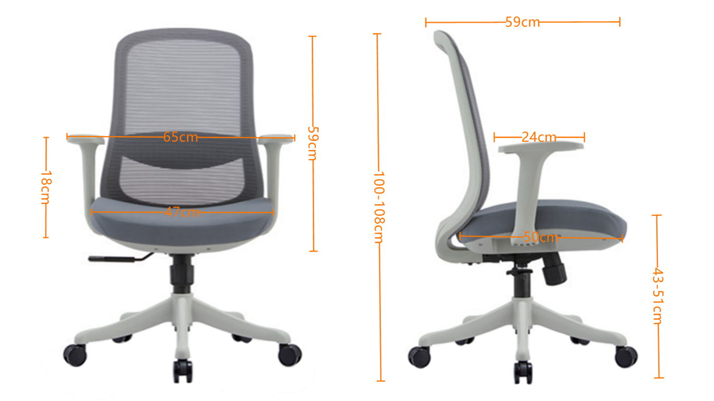 lifting office task chair