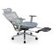 High Back Gray Ergonomic Mesh Office Chair with Footrest - Ideal Solution for Home Offices Wholesale