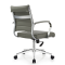Middle Back Task Office Chair | Fixed Chrome Armrest Swivel Task Seating | Bulk Order Solutions & Design Services