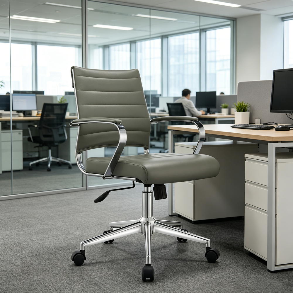 leather office task chair