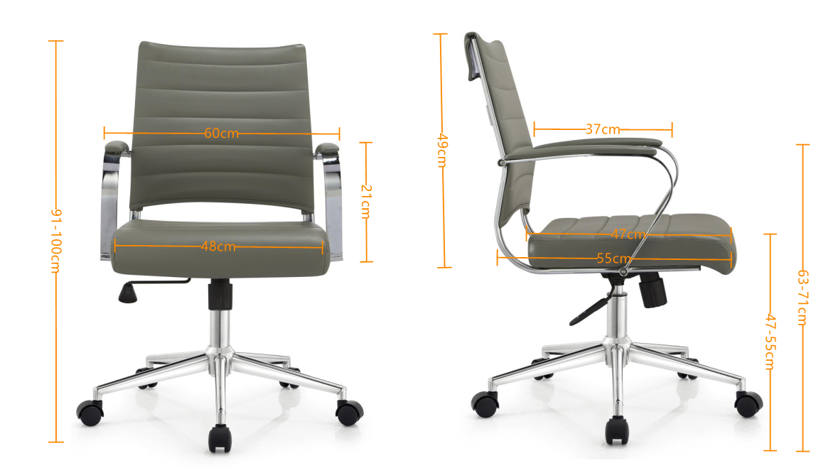 leather office task chair