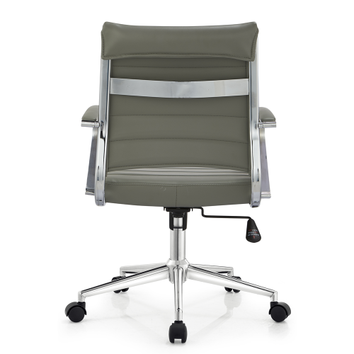Middle Back Task Office Chair | Fixed Chrome Armrest Swivel Task Seating | Bulk Order Solutions & Design Services