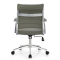 Middle Back Task Office Chair | Fixed Chrome Armrest Swivel Task Seating | Bulk Order Solutions & Design Services