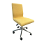 Middle Back Fabric Task Office Chair | Armless Swivel Task Seating Suitable for Home Office Use