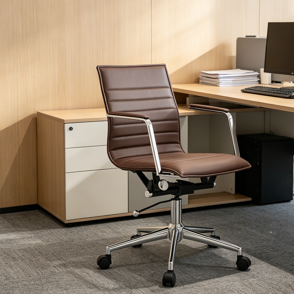 leather office task chair