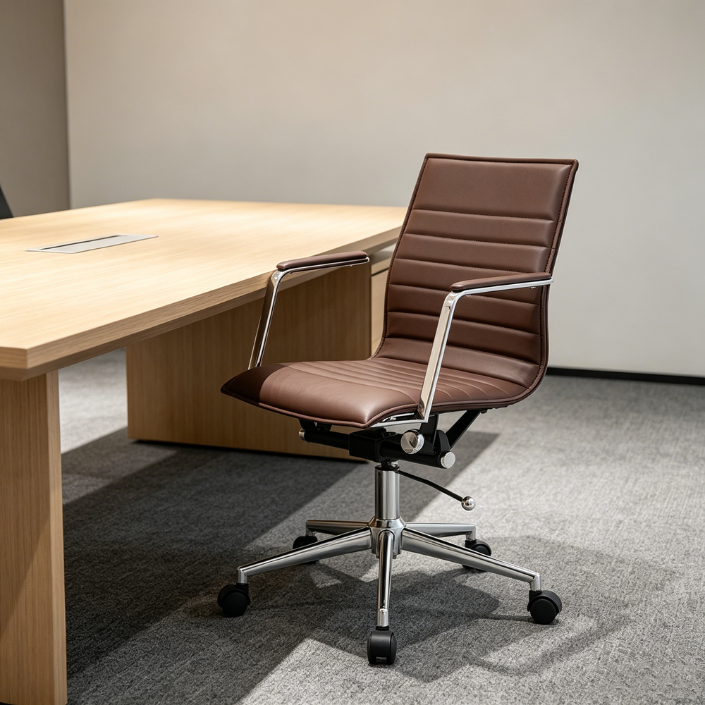 leather office task chair