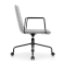 Office Task Chair Wholesale | Gray Middle Back Swivel Iron Armrest for Commercial Office Furniture