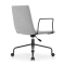 Office Task Chair Wholesale | Gray Middle Back Swivel Iron Armrest for Commercial Office Furniture