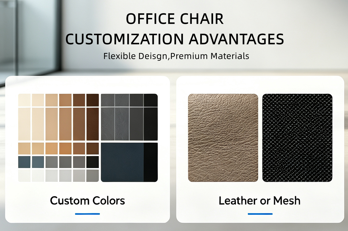 Office Task Chairs ergonomic design detail