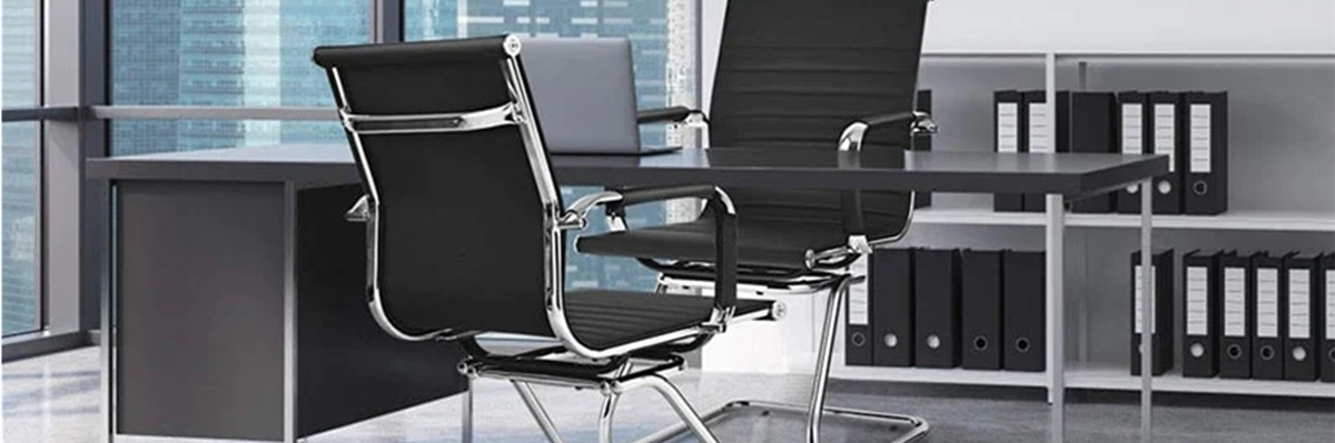 Modern Office Guest & Reception Chairs in Corporate Reception Area