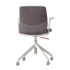 Adjustable Swivel Fabric Training Office Chair With Armrest For Conference & Classroom Bulk Order