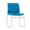 Fabric Training Chair with chrome Base | Custom Fabric Options for Meeting Room & Training Center