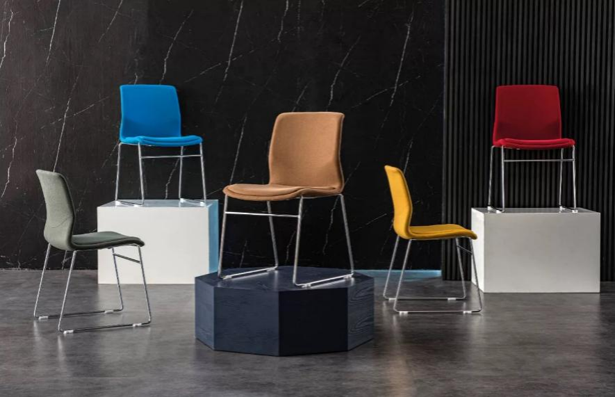 plastic training office chair