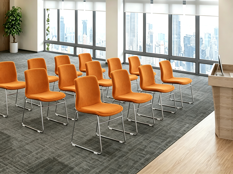 plastic training office chair