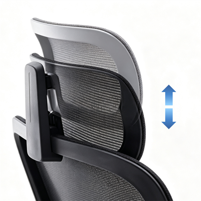 ergonomic office executive chair headrest