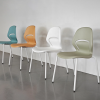 Stackable Plastic Training Chair | Ergonomic Conference & Visitor Chair For Commercial Project Bulk Order