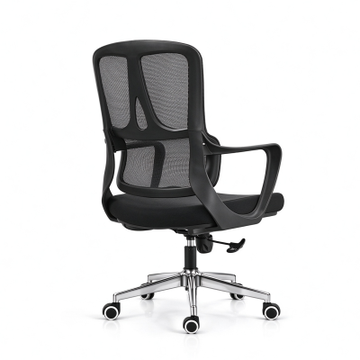 Mesh Office Chair with Chrome Base | Ergonomic Swivel Task Chair for Workstation | Bulk Order & OEM
