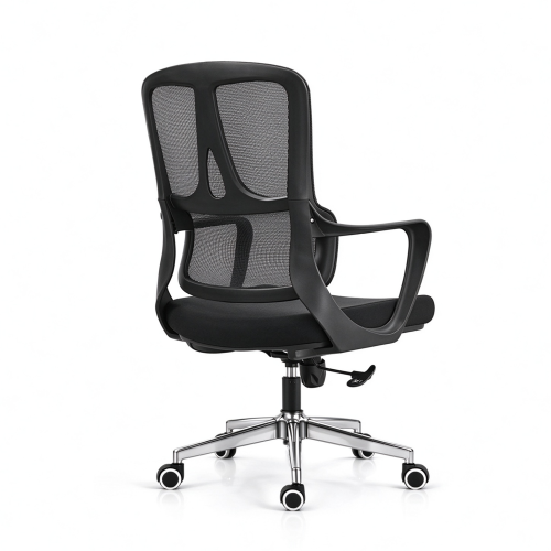 Mesh Office Chair with Chrome Base | Ergonomic Swivel Task Chair for Workstation | Bulk Order & OEM