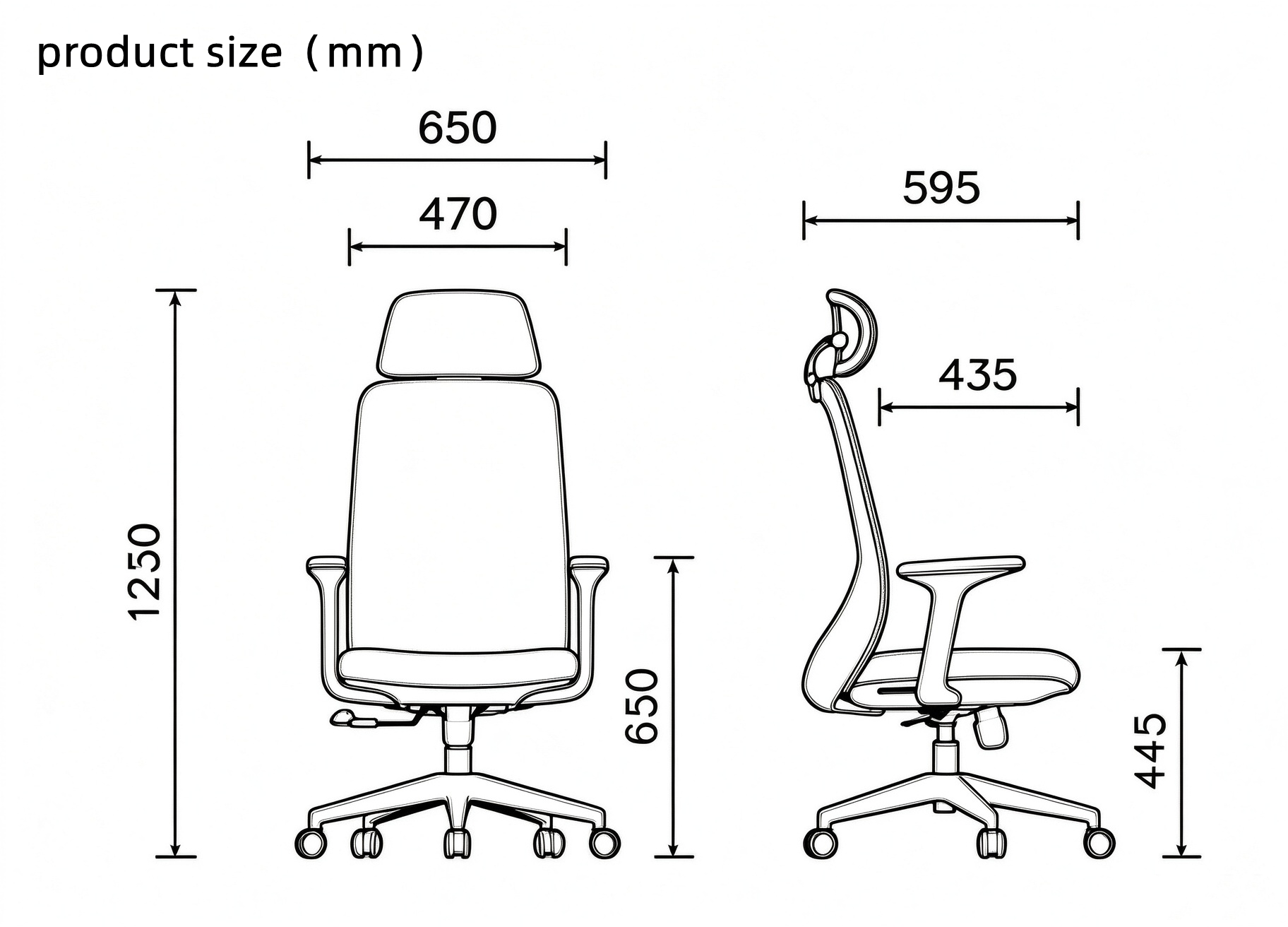 mesh executive office chair
