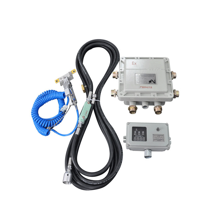 electrostatic oil spillage alarm device for oil loading process