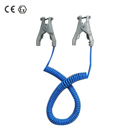 2 Static Grounding Clamp with 4m Green Copper Cable