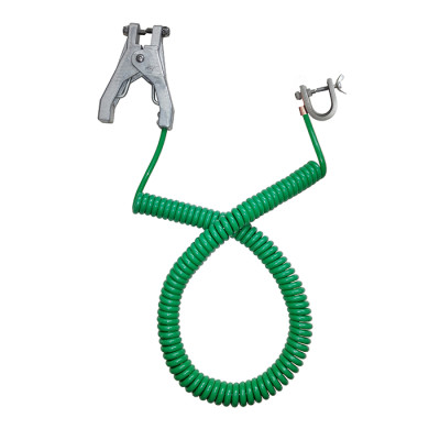 Grounding Assemblies with ATEX approved clamp and spiral cable