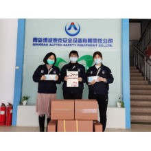 ALPTEC donated disposable masks to foreign customers