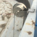 Copper tape retractable ground cable reel for earthing lightning protection system