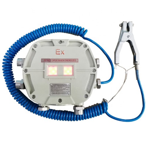 Control and discharge system for electrostatic charges