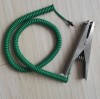 SC-06 large heavy duty static grounding clamp with spiral cable