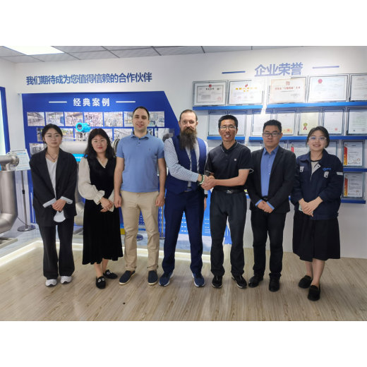 Russian company came to our factory to inspect the Mass Flow Meter