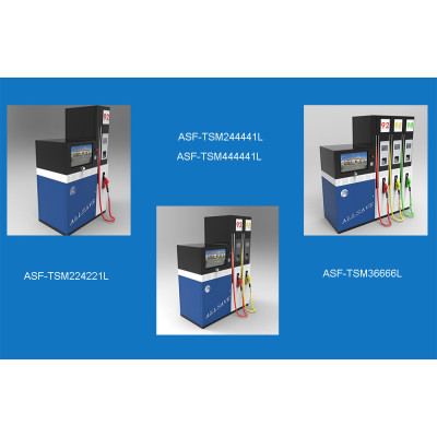 Double Oil Double Gun Flexible Fuel Dispensers