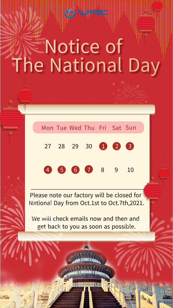 Notice of National Day