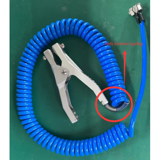 Our Static Grounding Assembly is equipped with anti-tension spring for stronger and more durable